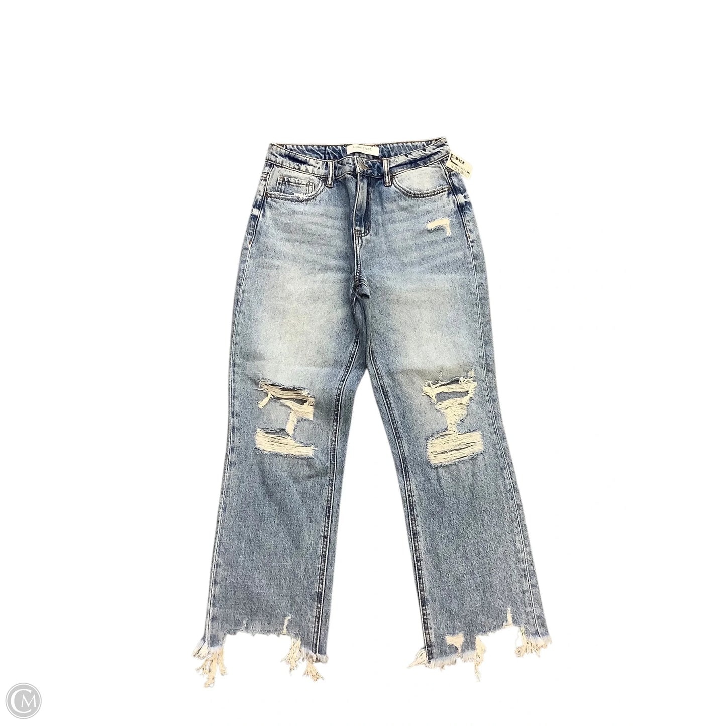 Jeans Wide Leg By Clothes Mentor In Blue, Size: 4