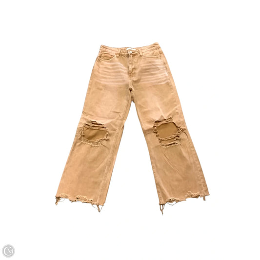 Jeans Wide Leg By Vervet In Gold, Size: 6