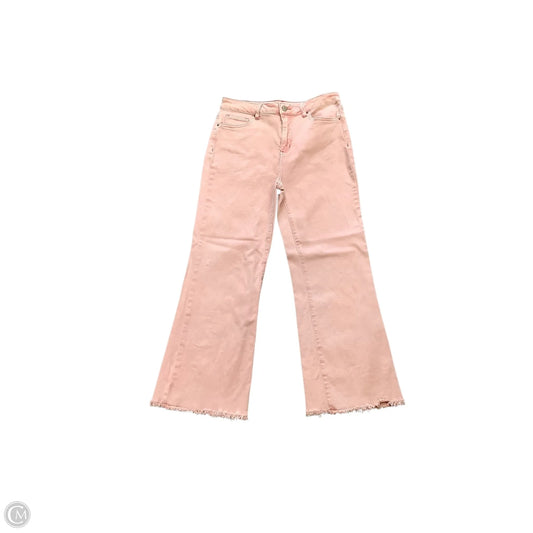 Jeans Wide Leg By Zenana In Pink, Size: M