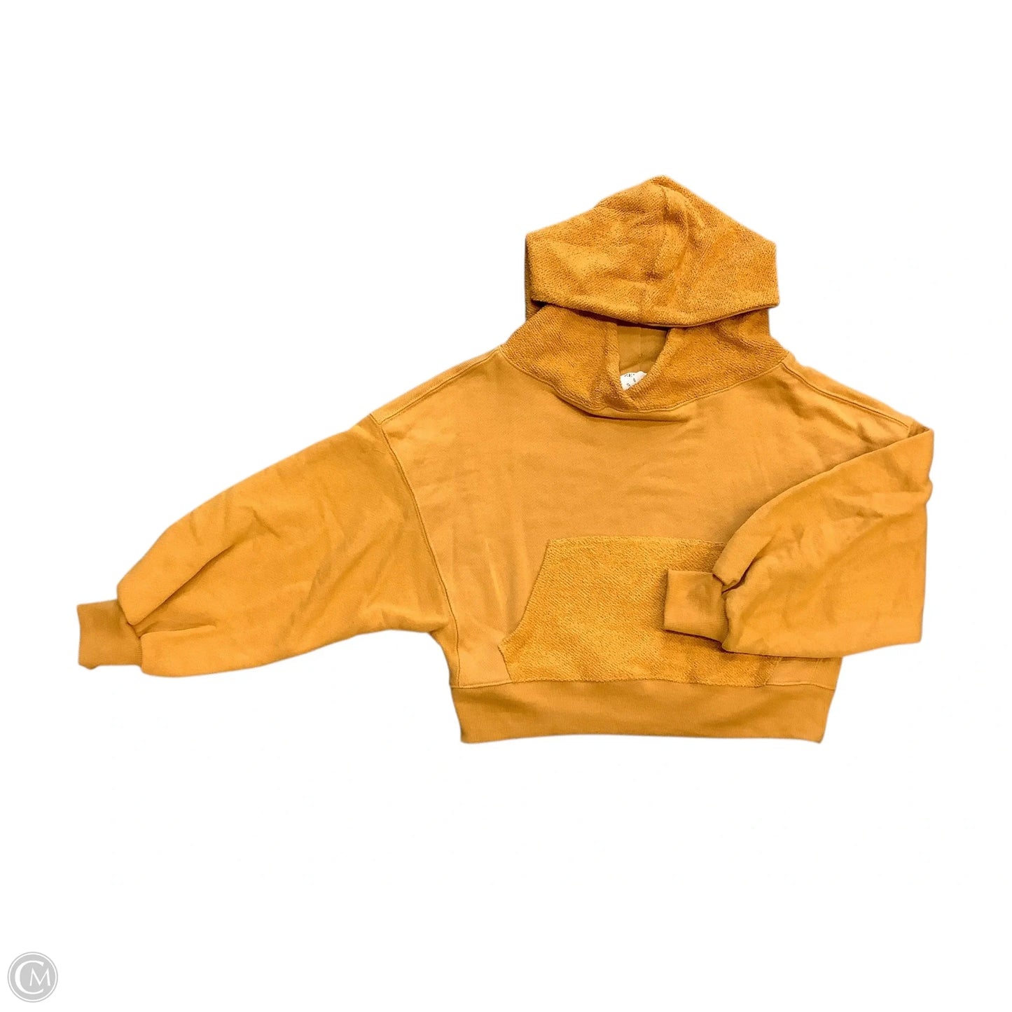 Sweatshirt Hoodie By Zenana In Yellow, Size: S