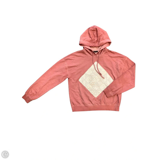 Sweatshirt Hoodie By Velvet Heart In Pink, Size: M