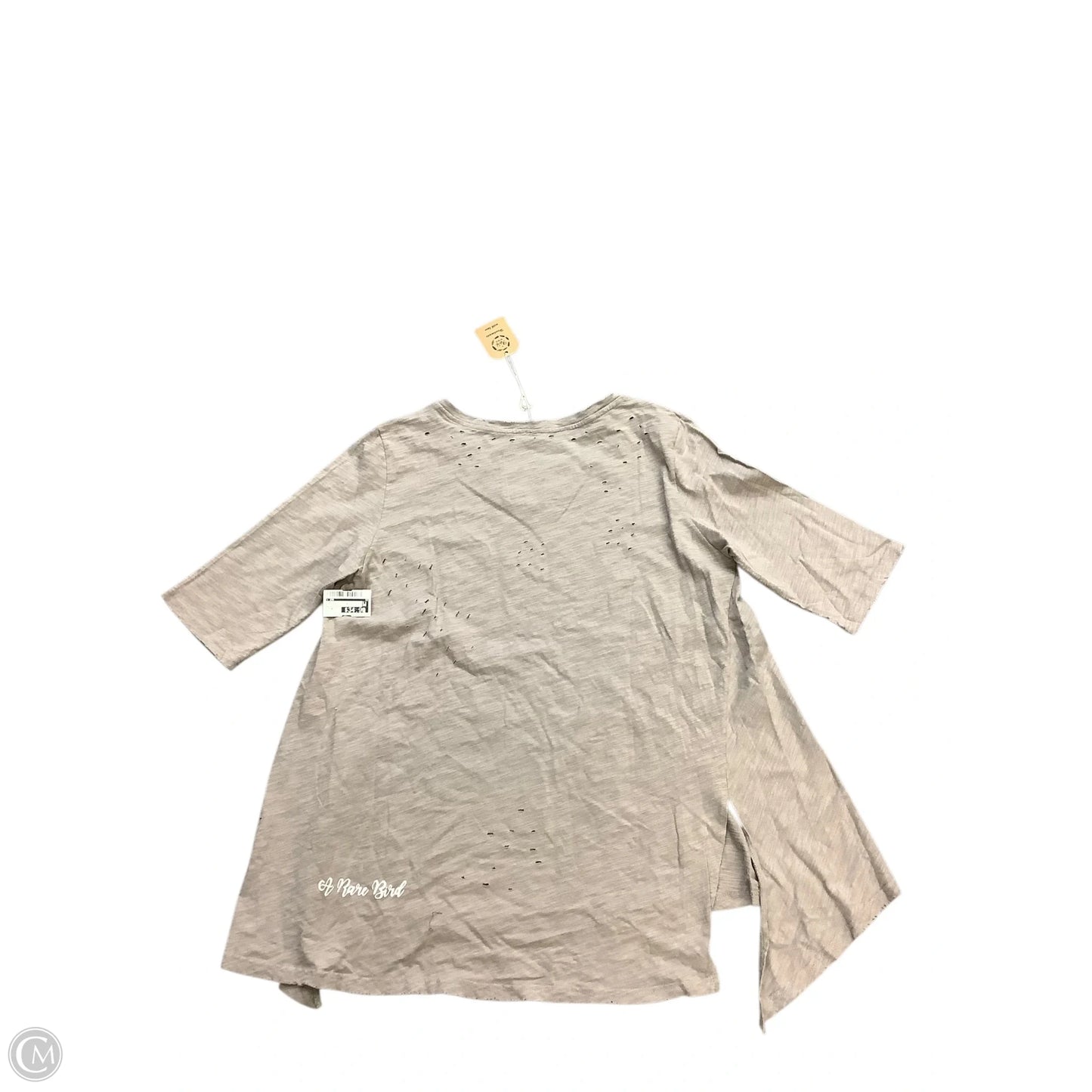 Top Short Sleeve By Cma In Grey, Size: M