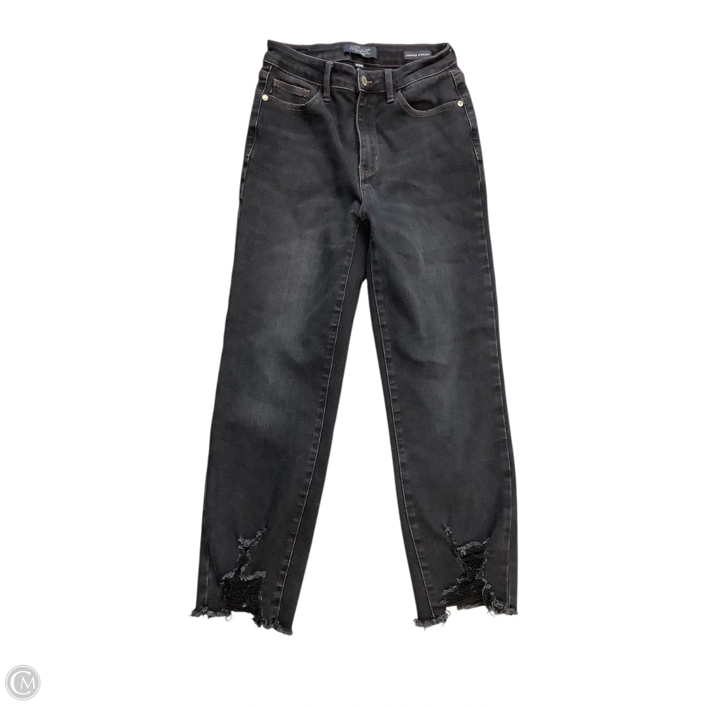 Jeans Straight By Judy Blue In Black, Size: 4(3/26)