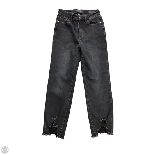 Jeans Straight By Judy Blue In Black, Size: 4(3/26)