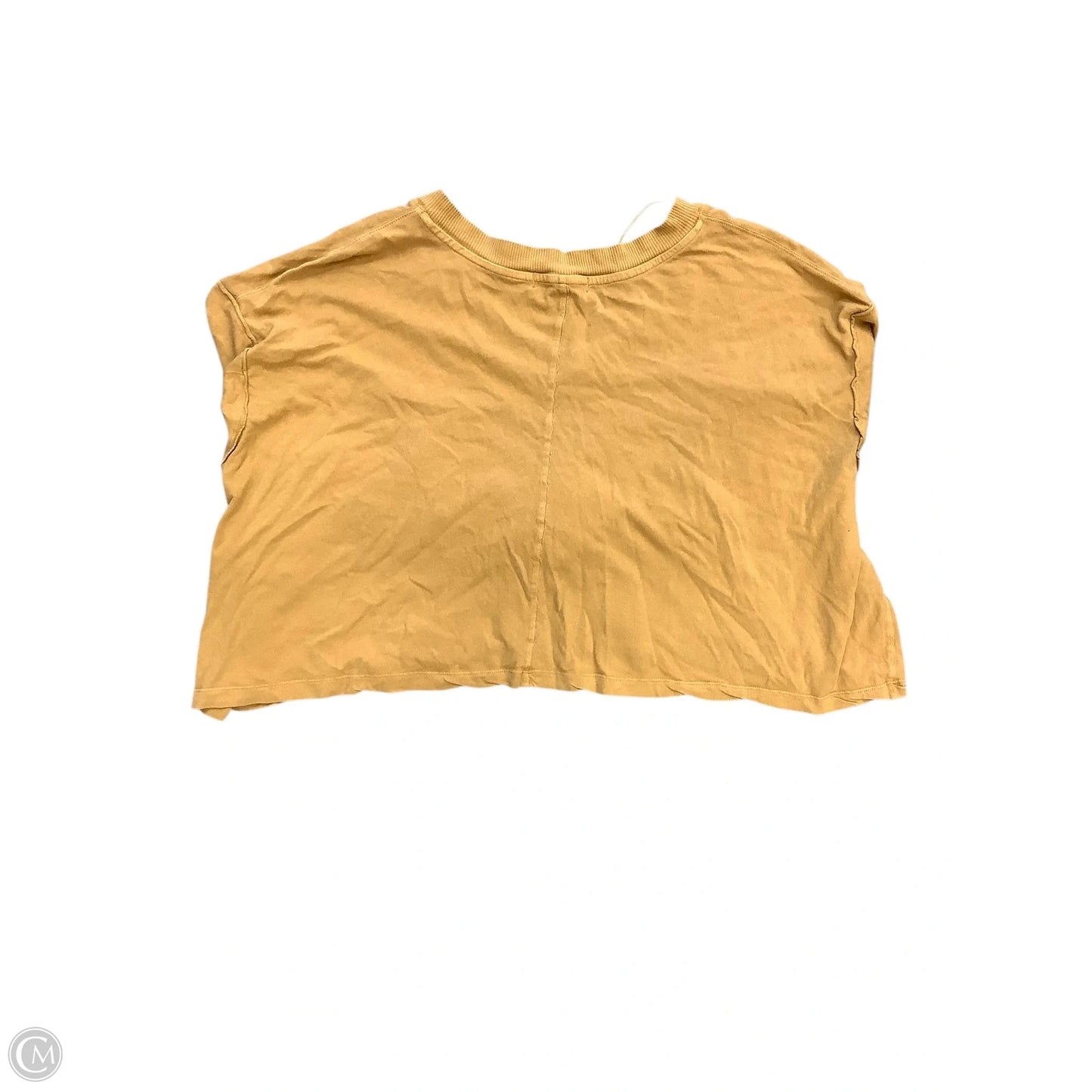 Top Long Sleeve By We The Free In Gold, Size: Xs