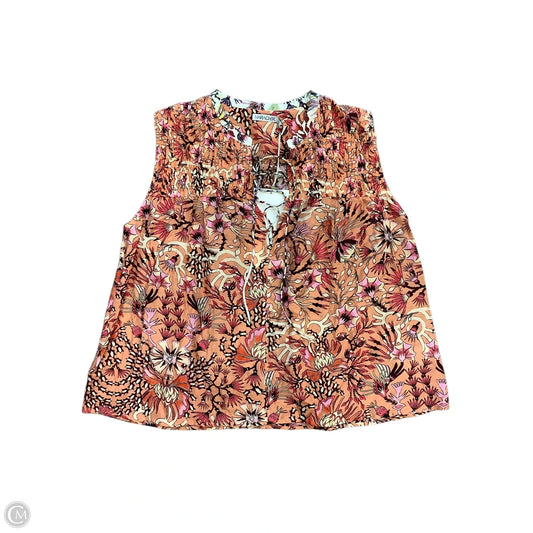 Top Sleeveless By Cma In Multi-colored, Size: L