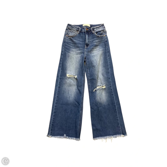Jeans Wide Leg By Risen In Blue, Size: 4 (26)