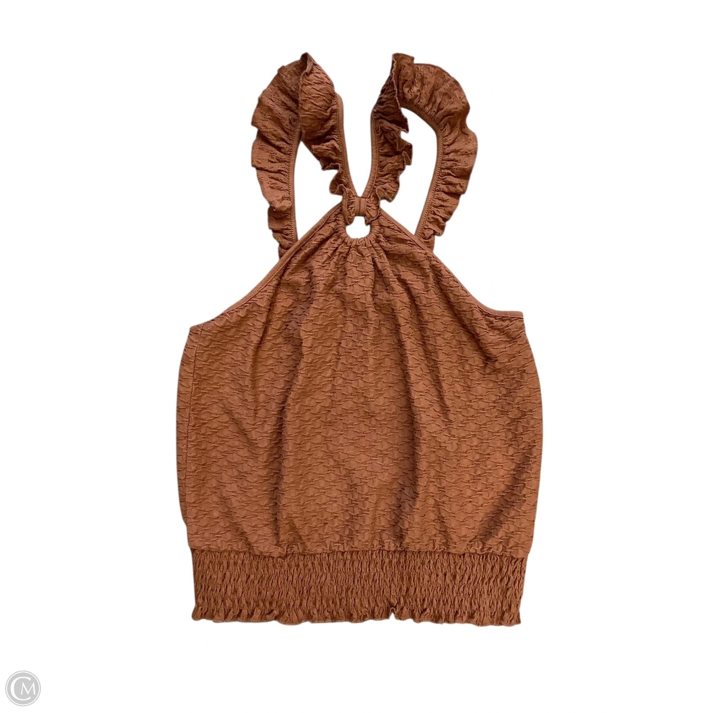 Top Sleeveless By Anthropologie In Brown, Size: S