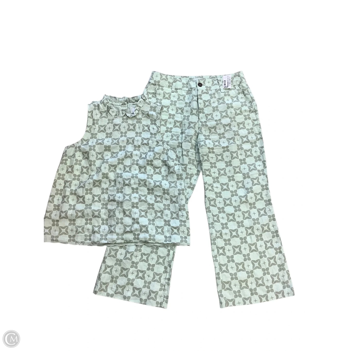 Pants Set 2pc By Crown And Ivy In Green, Size: S