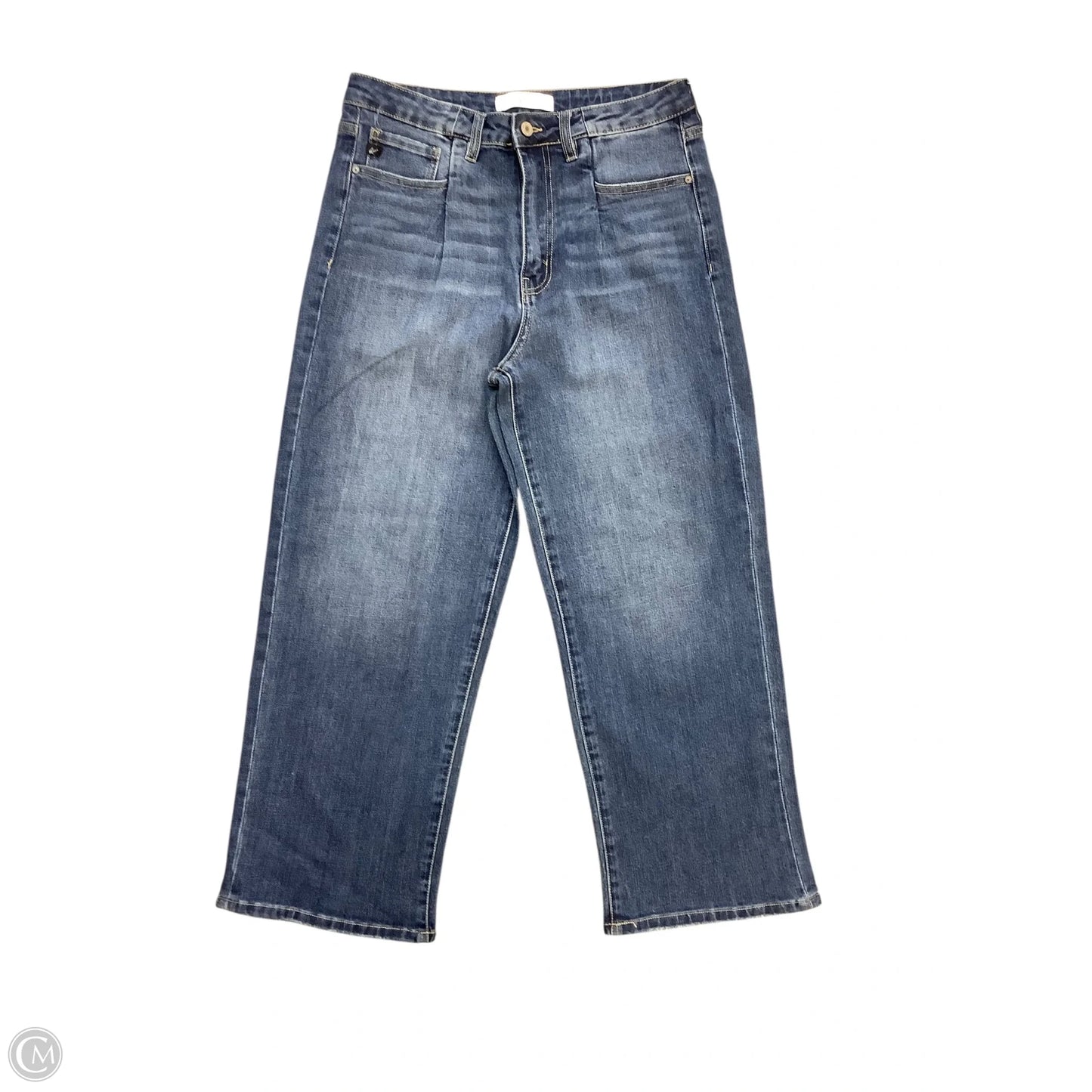 Jeans Wide Leg By Kancan In Blue, Size: 8