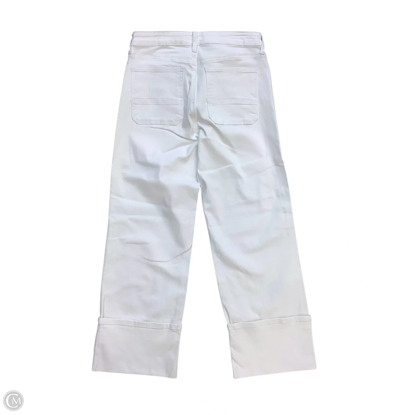 Jeans Cropped By Kut In White, Size: 4