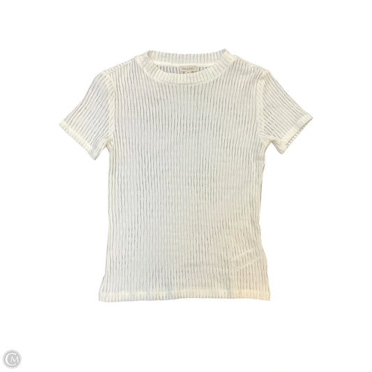 Top Short Sleeve By Pilcro In White, Size: Xs