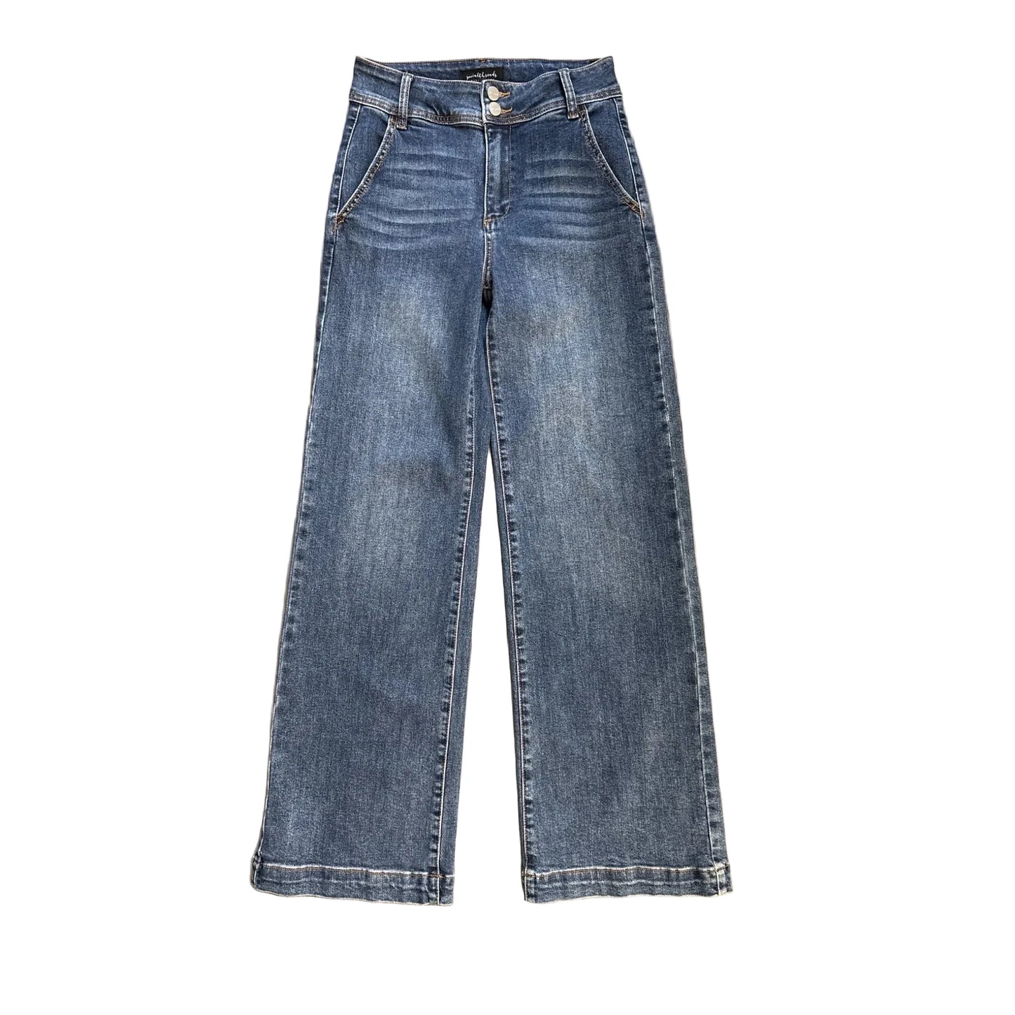 Jeans Straight By Risen In Blue, Size: 6