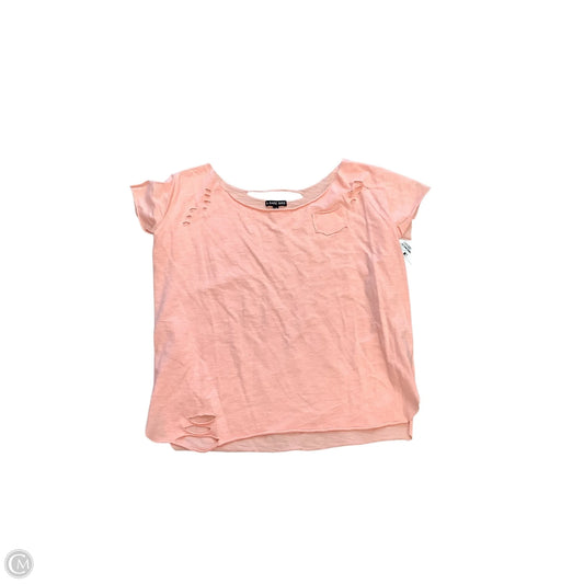 Top Short Sleeve By Cma In Multi-colored, Size: L