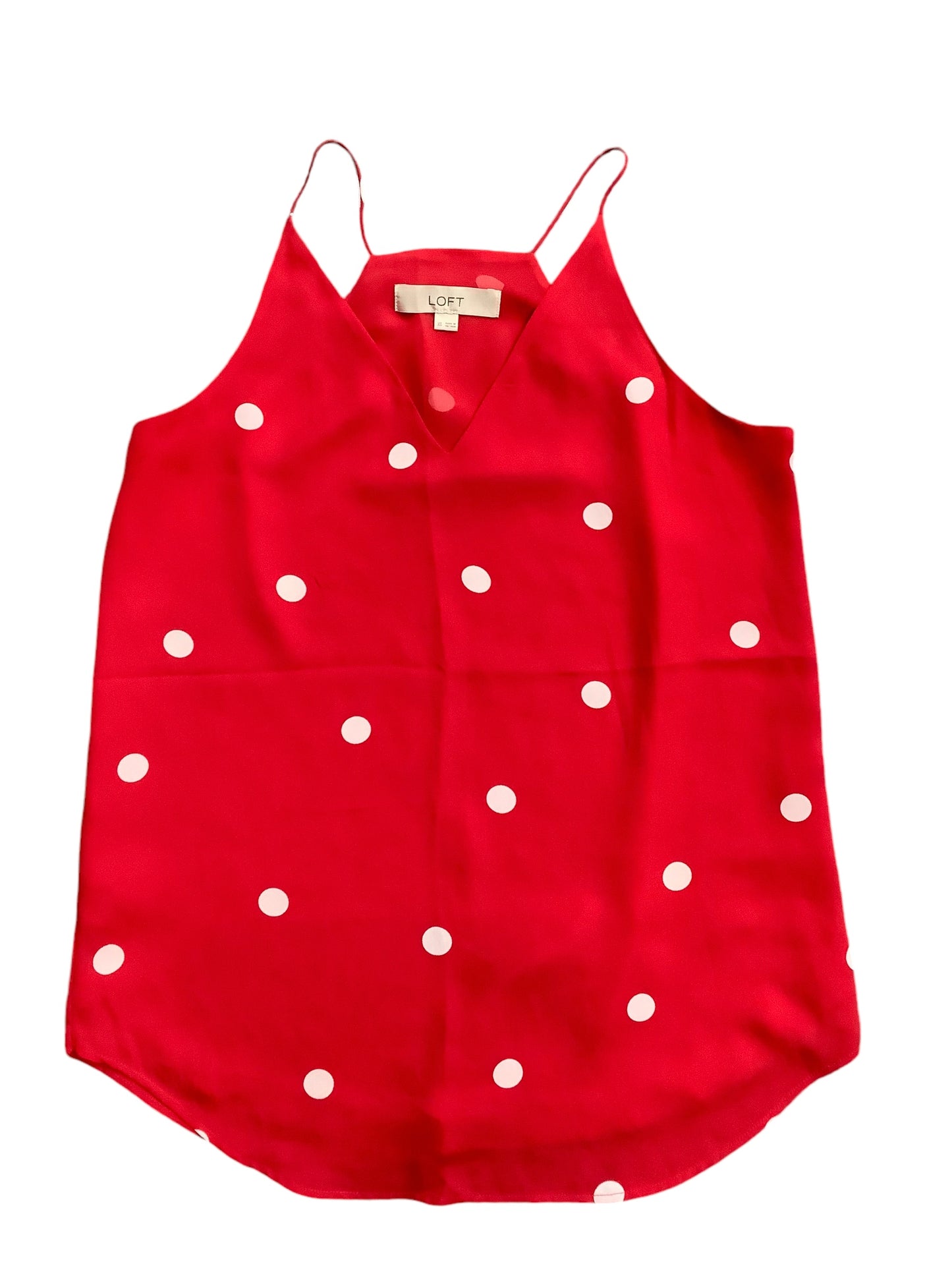 Tank Top By Loft In Red, Size: Xs