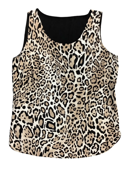 Tank Top By Clothes Mentor In Animal Print, Size: L