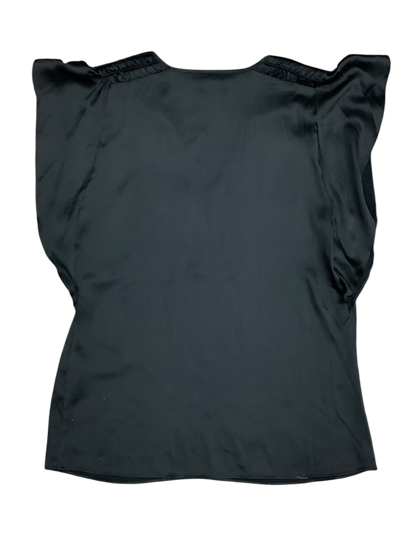 Top Short Sleeve Basic By White House Black Market In Black, Size: Xs