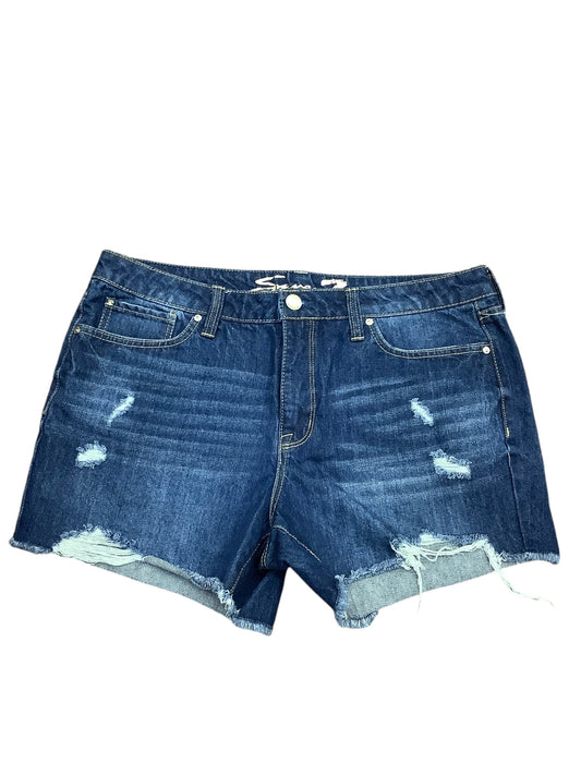 Shorts By Seven 7 In Blue, Size: 14