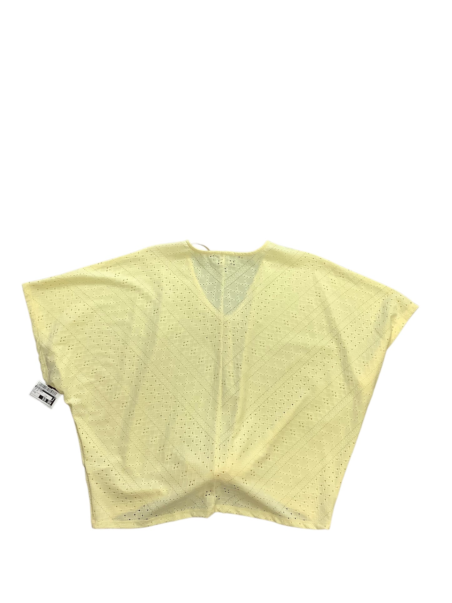 Top Short Sleeve Basic By Democracy In Yellow, Size: M