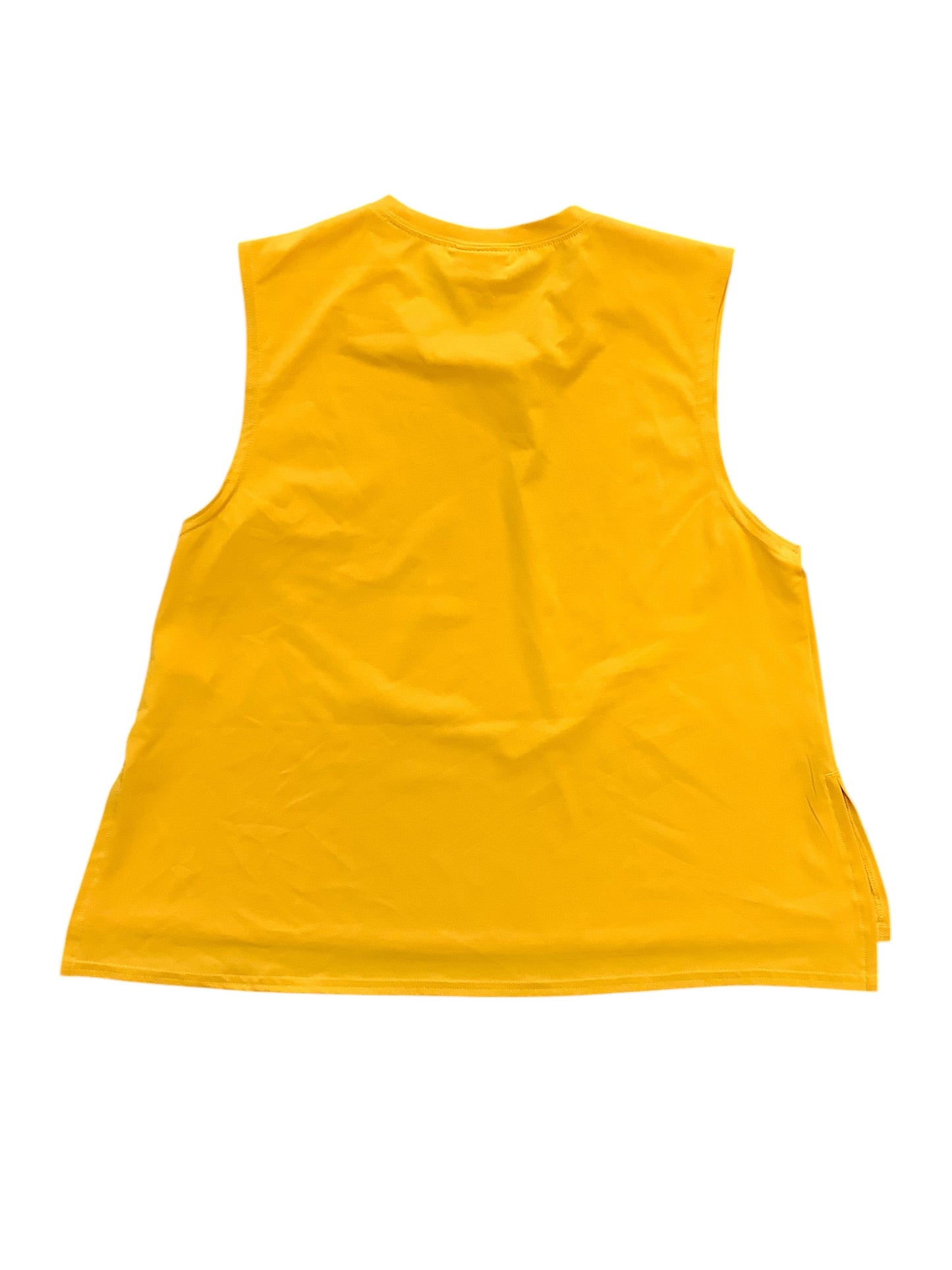 Athletic Tank Top By Gym Shark In Yellow, Size: S