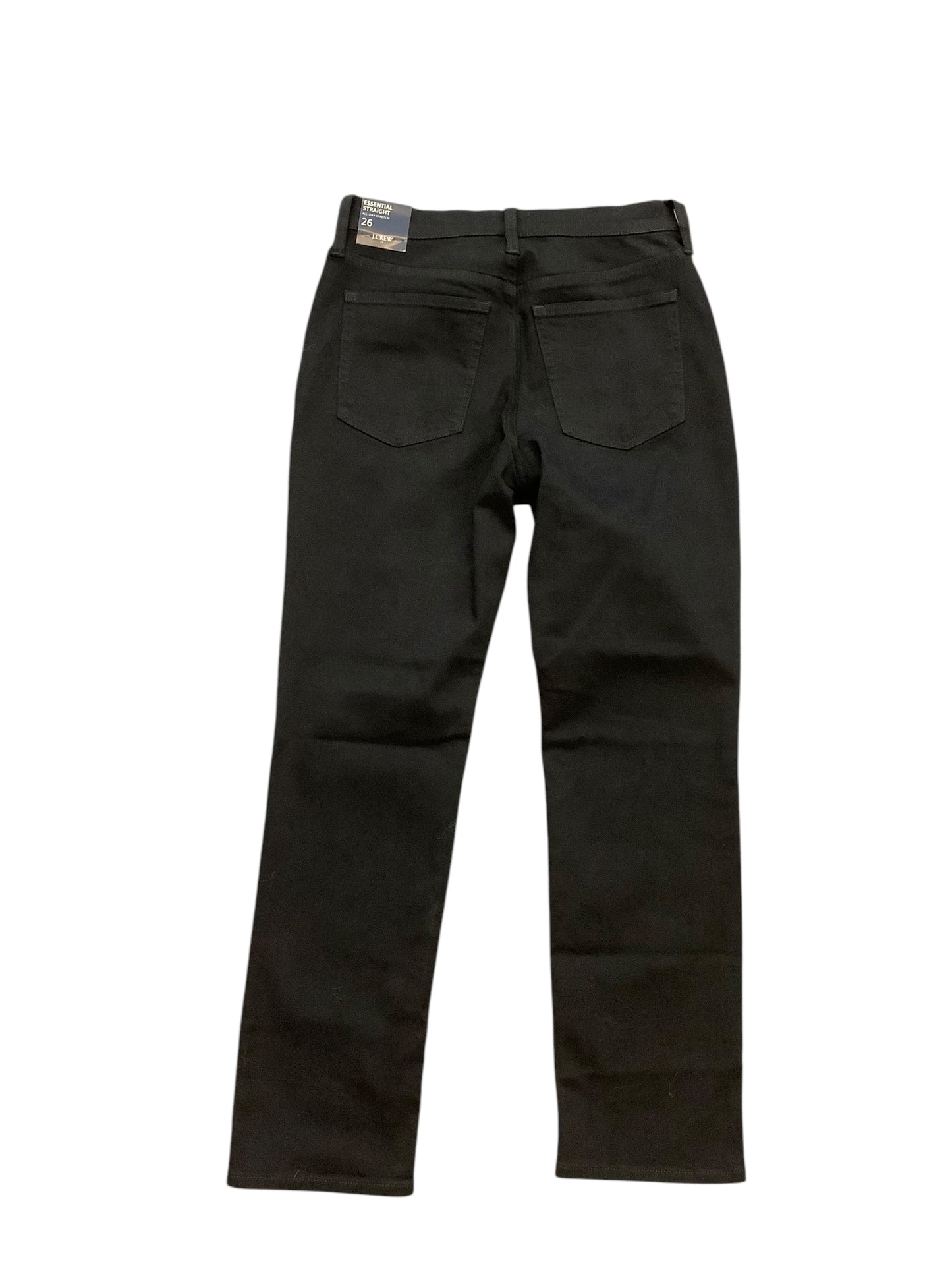 Jeans Straight By J. Crew In Black, Size: 4