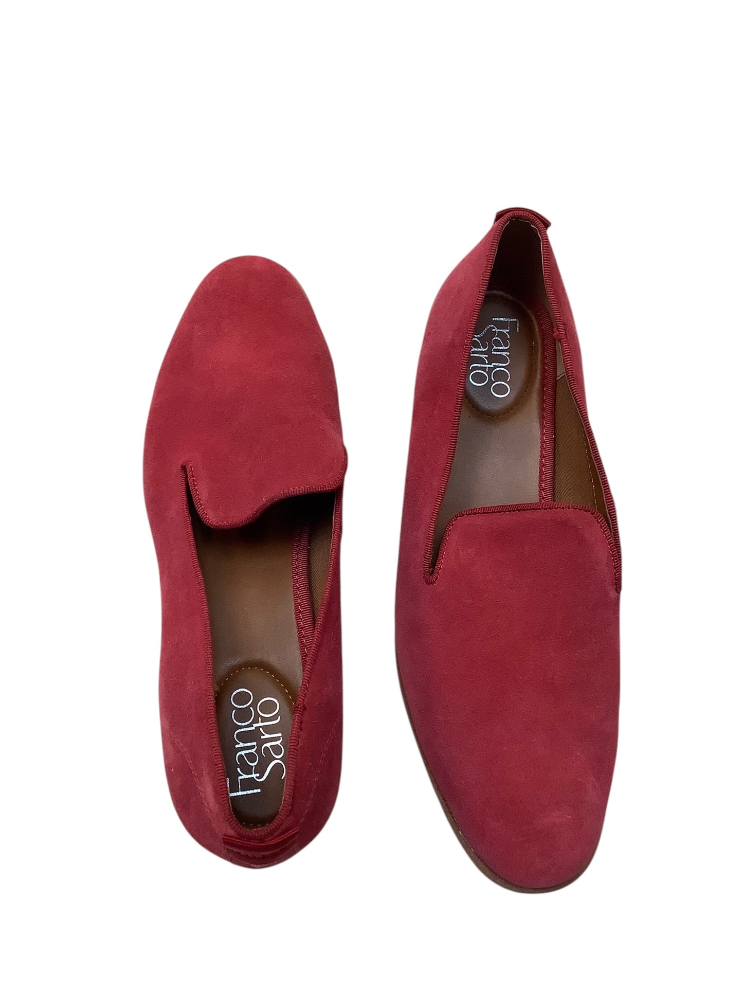 Shoes Flats By Franco Sarto In Red, Size: 8.5