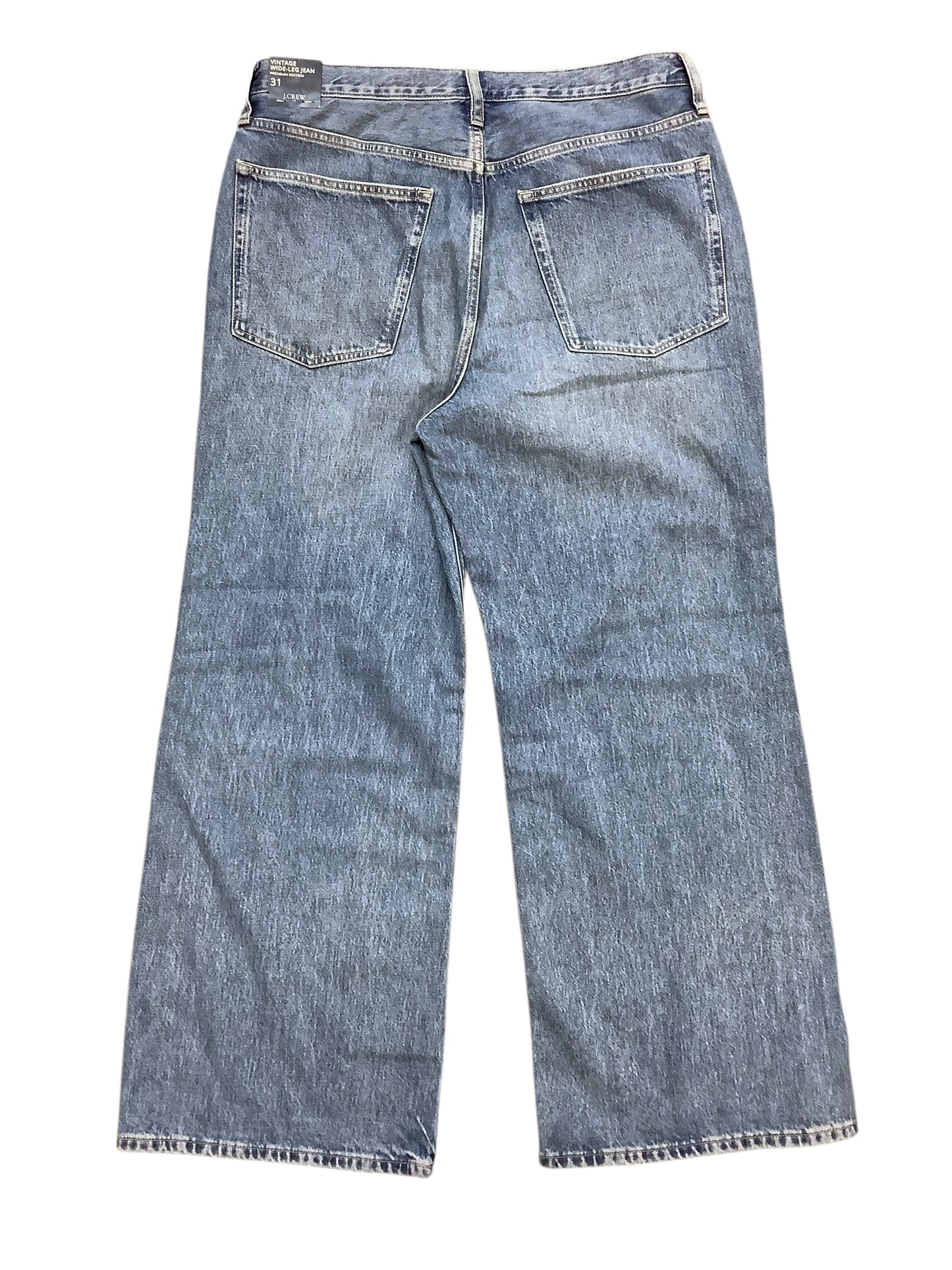 Jeans Wide Leg By J. Crew In Blue, Size: 31/12