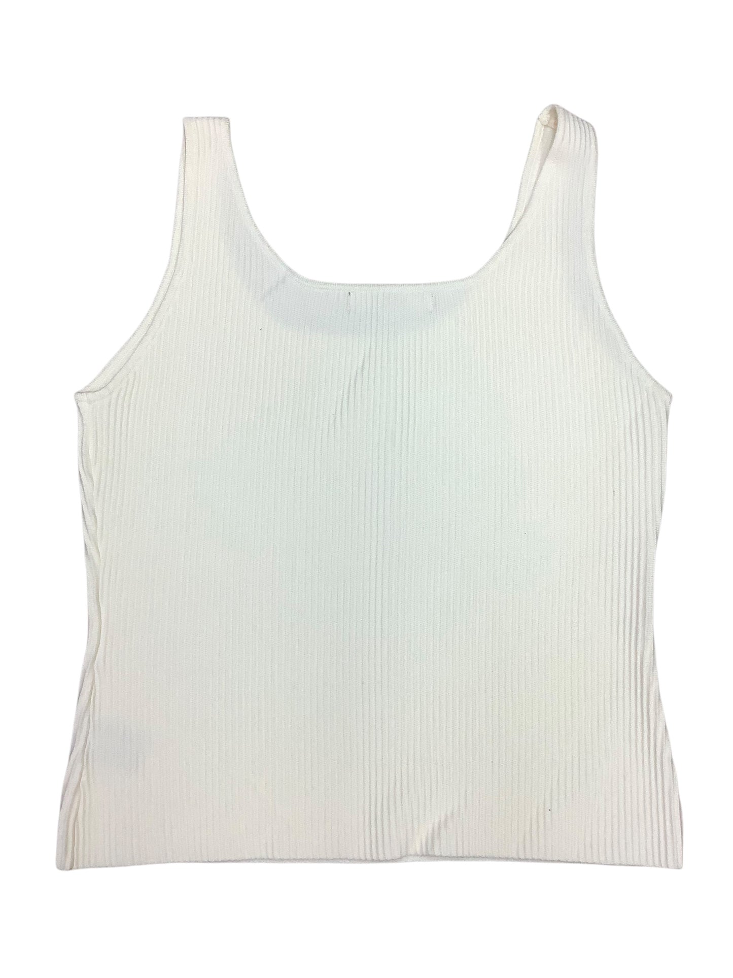 Tank Top By Marled In White, Size: L