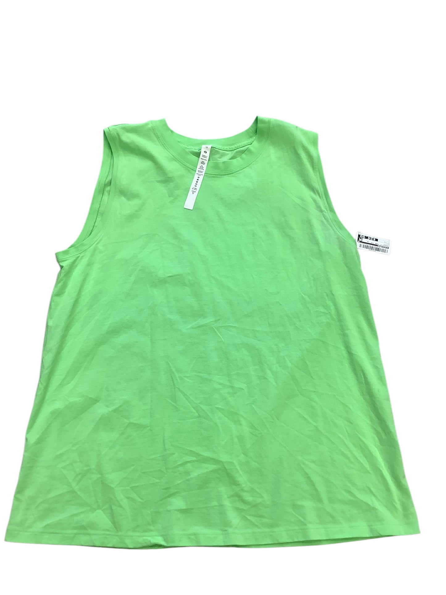 Athletic Tank Top By Lululemon In Green, Size: L