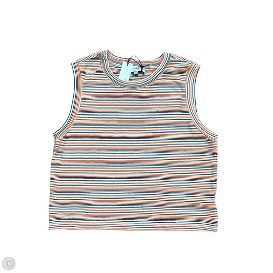 Top Sleeveless Basic By Michael Stars In Striped Pattern, Size: M