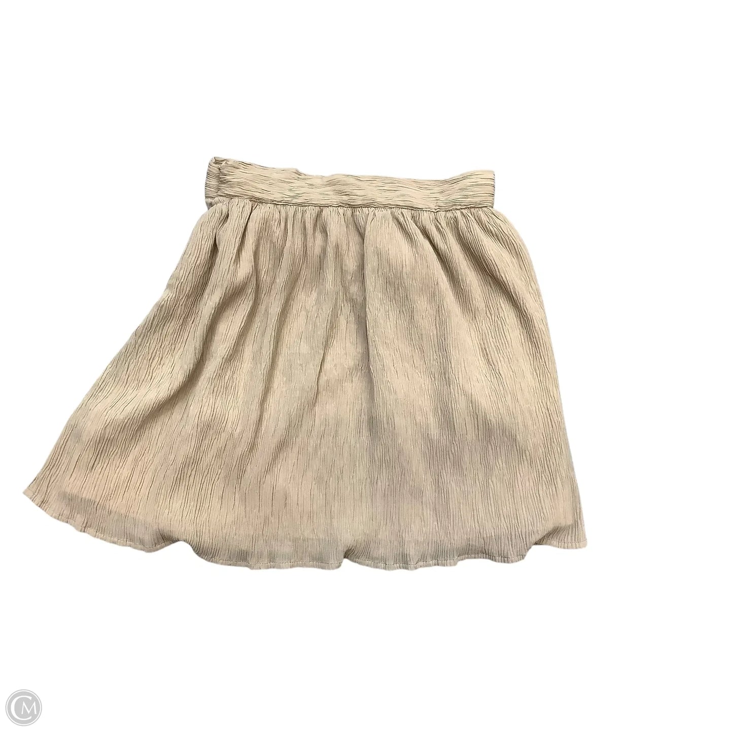 Skirt Mini & Short By Clothes Mentor In Tan, Size: S