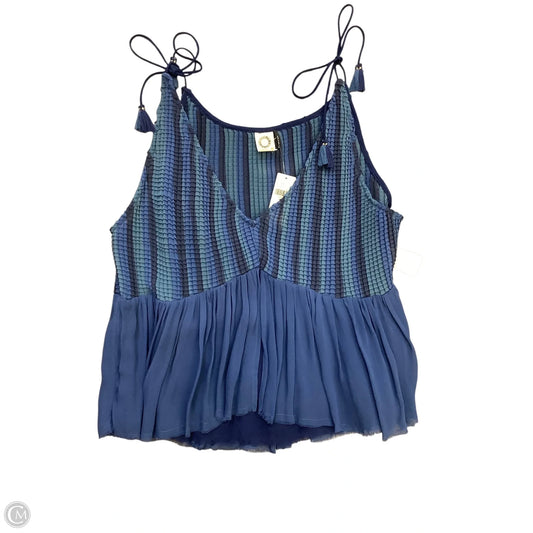 Tank Top By Anthropologie In Blue, Size: M