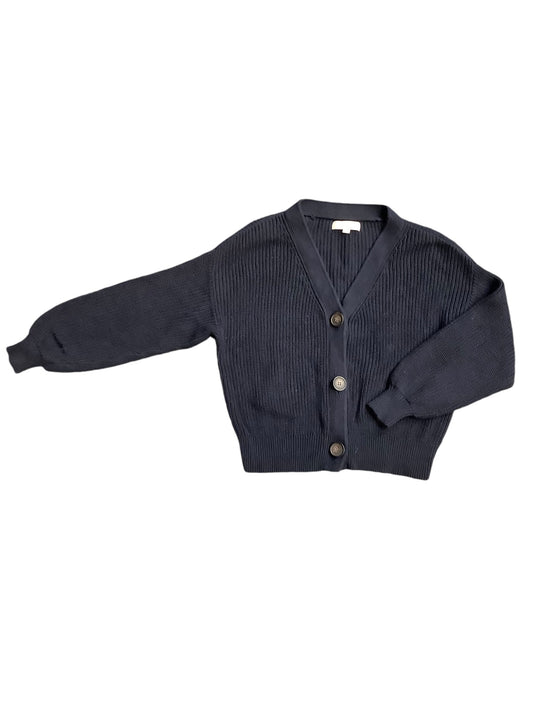 Sweater Cardigan By Loft In Navy, Size: S