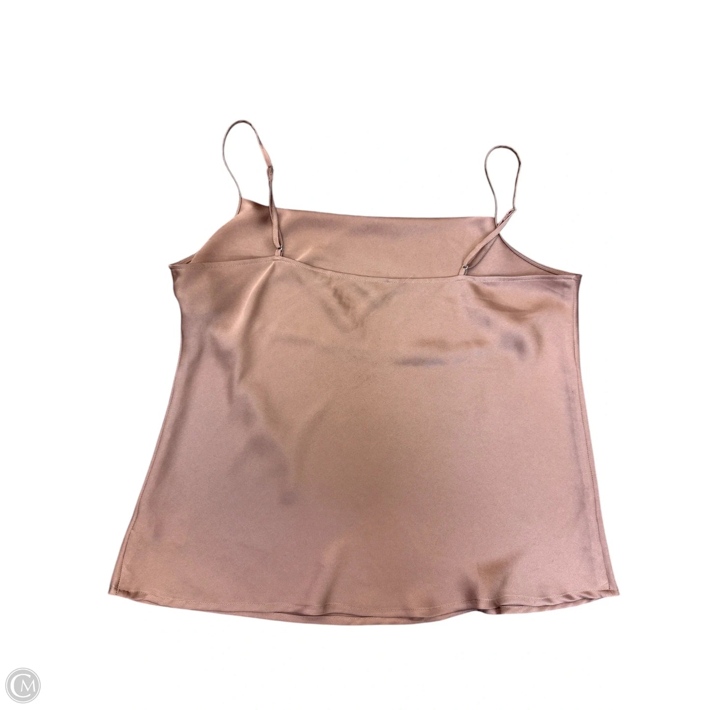 Blouse Sleeveless By Express In Brown, Size: Xl