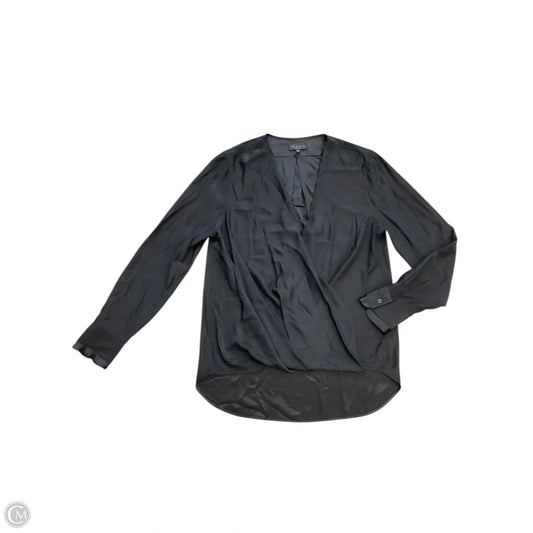 Blouse Long Sleeve By Rag And Bone In Black, Size: M