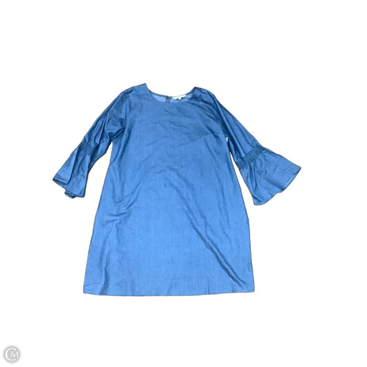 Dress Casual Midi By Davi & Dani In Blue, Size: 1x
