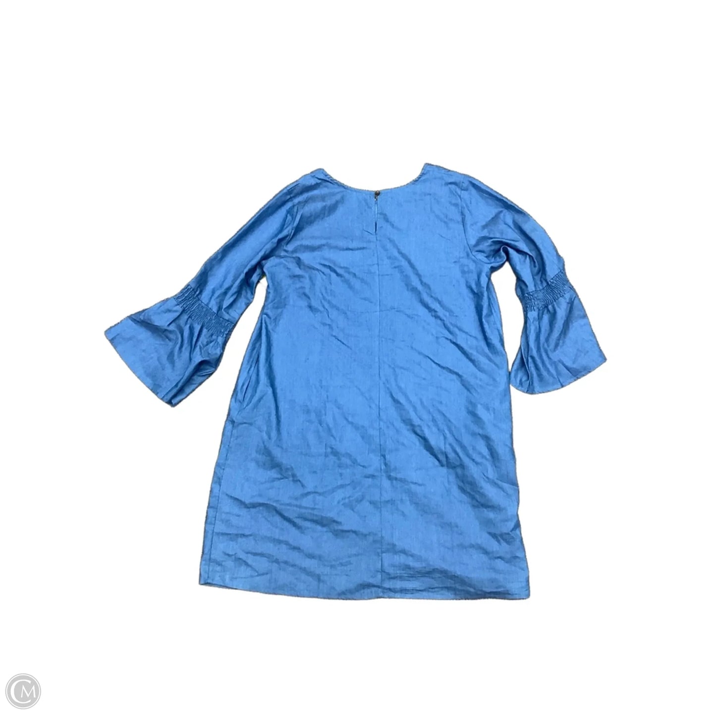 Dress Casual Midi By Davi & Dani In Blue, Size: 1x