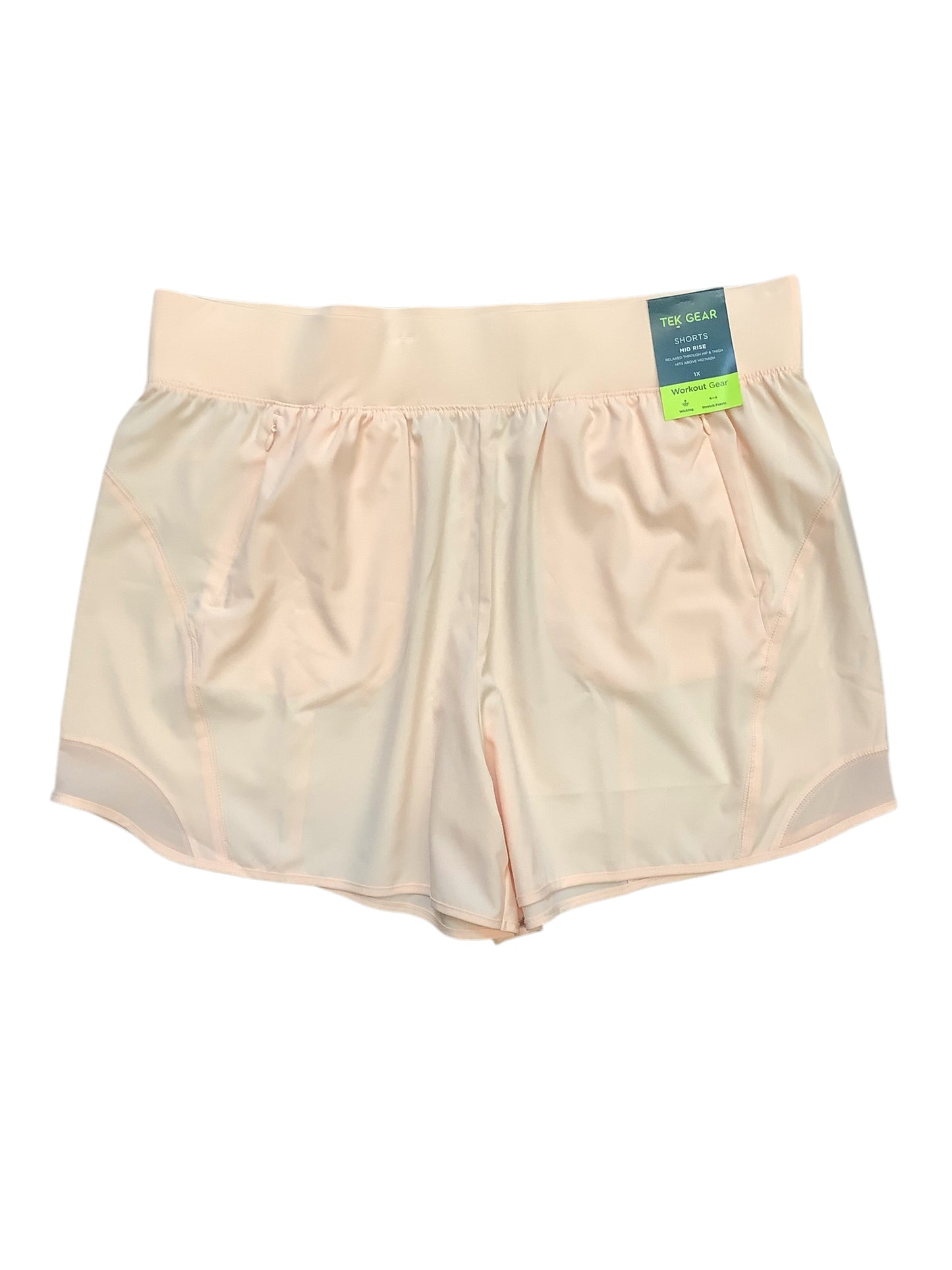 Athletic Shorts By Tek Gear, Size: 1x Peach