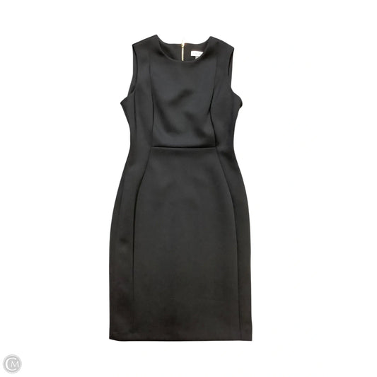 Dress Work By Calvin Klein In Black, Size: 8