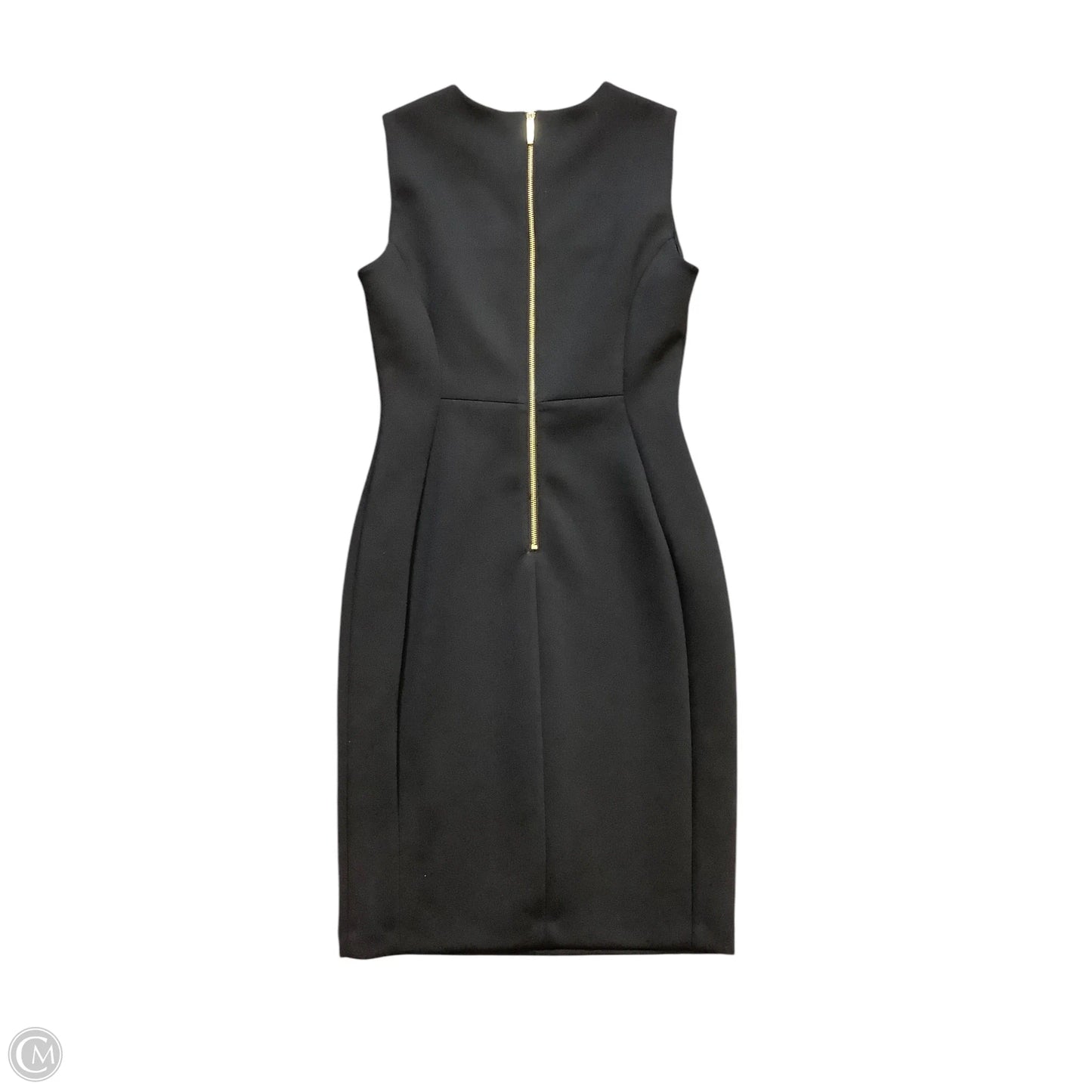 Dress Work By Calvin Klein In Black, Size: 8