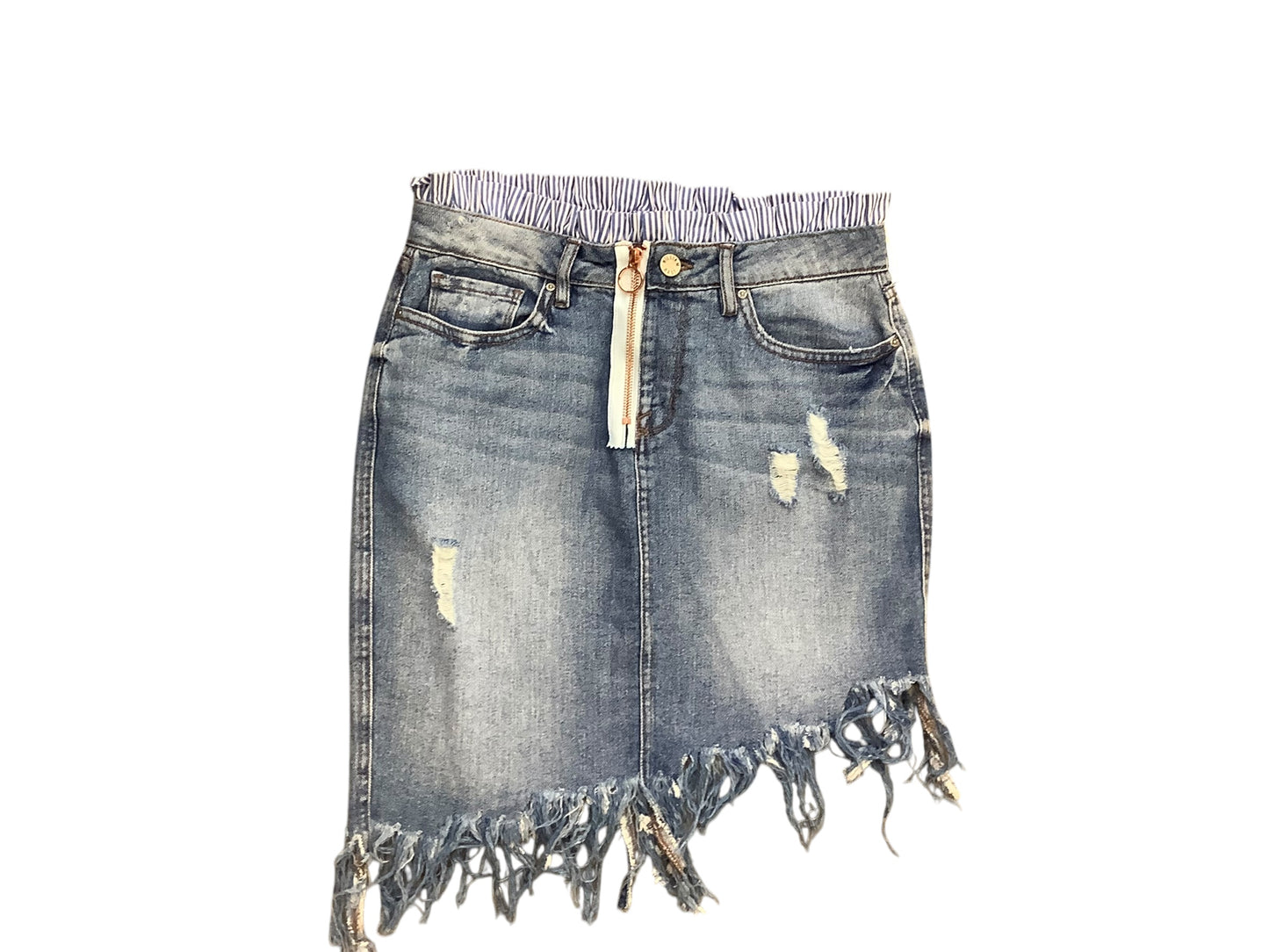 Skirt Mini & Short By William Rast In Blue Denim, Size: S