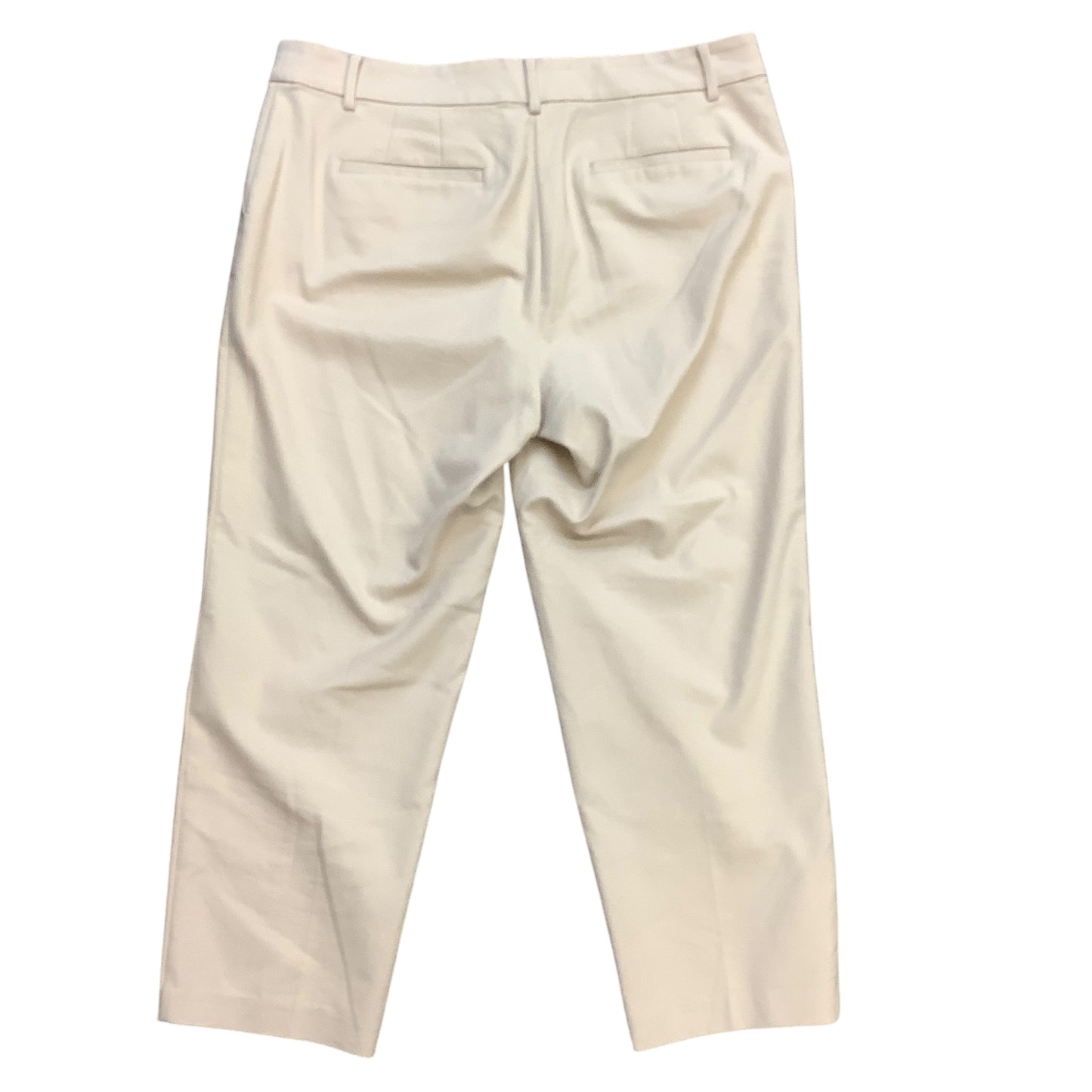 Pants Cropped By Loft In Tan, Size: 14