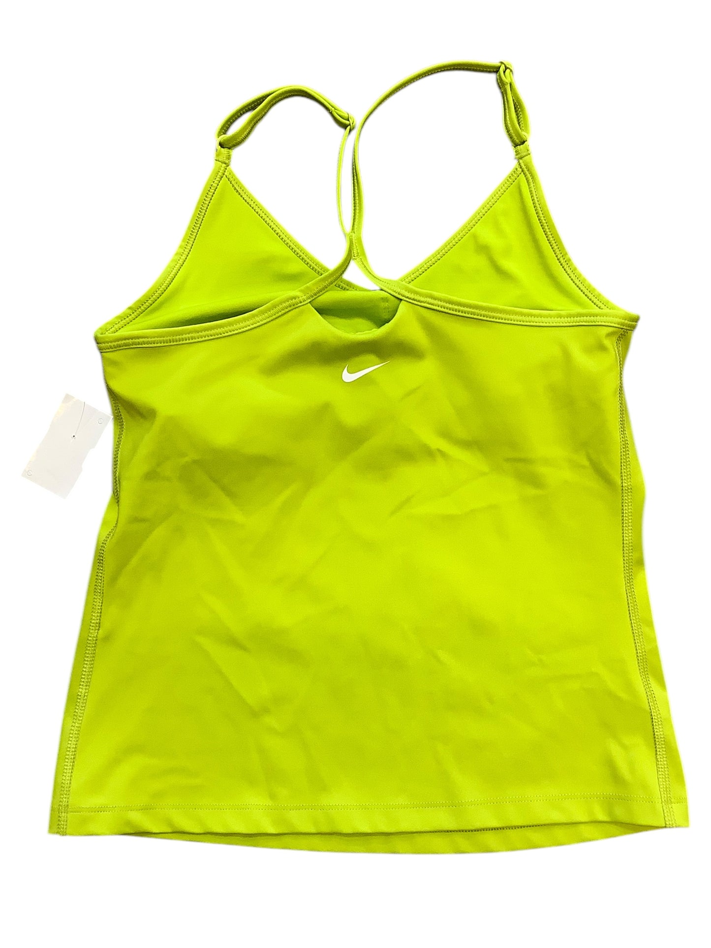 Athletic Tank Top By Nike Apparel In Chartreuse, Size: Xs