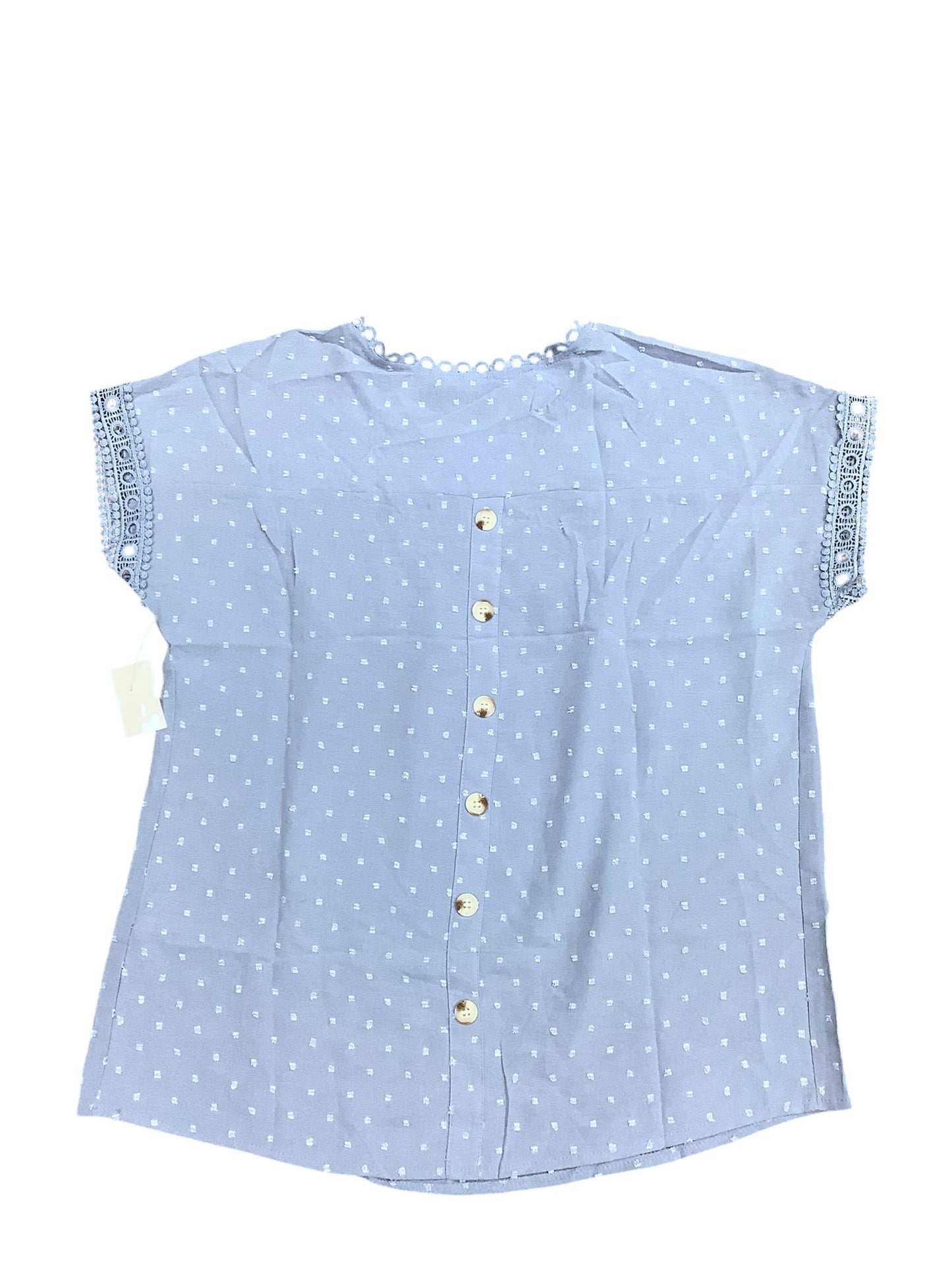 Top Short Sleeve By Clothes Mentor In Blue, Size: L