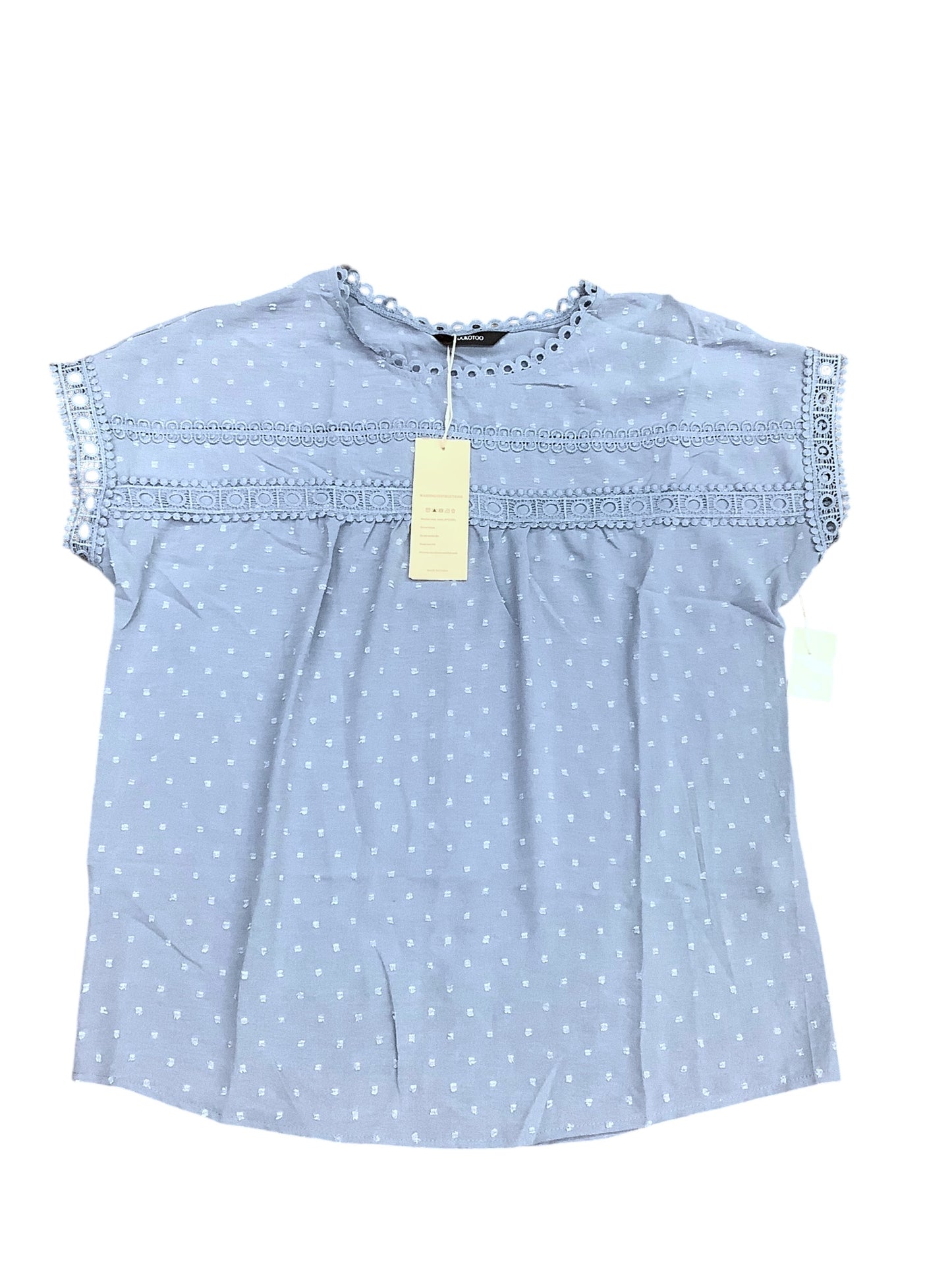 Top Short Sleeve By Clothes Mentor In Blue, Size: L