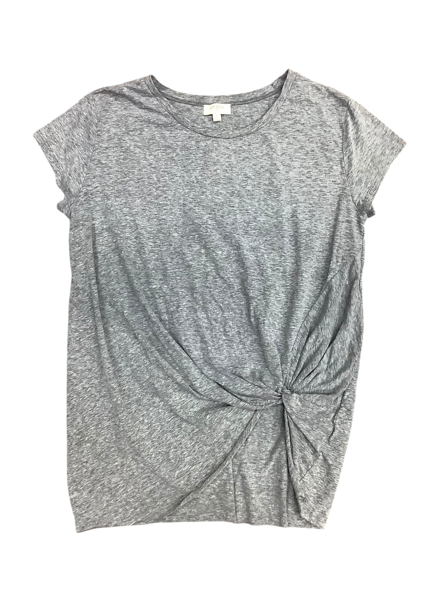 Top Short Sleeve Basic By Umgee In Grey, Size: S