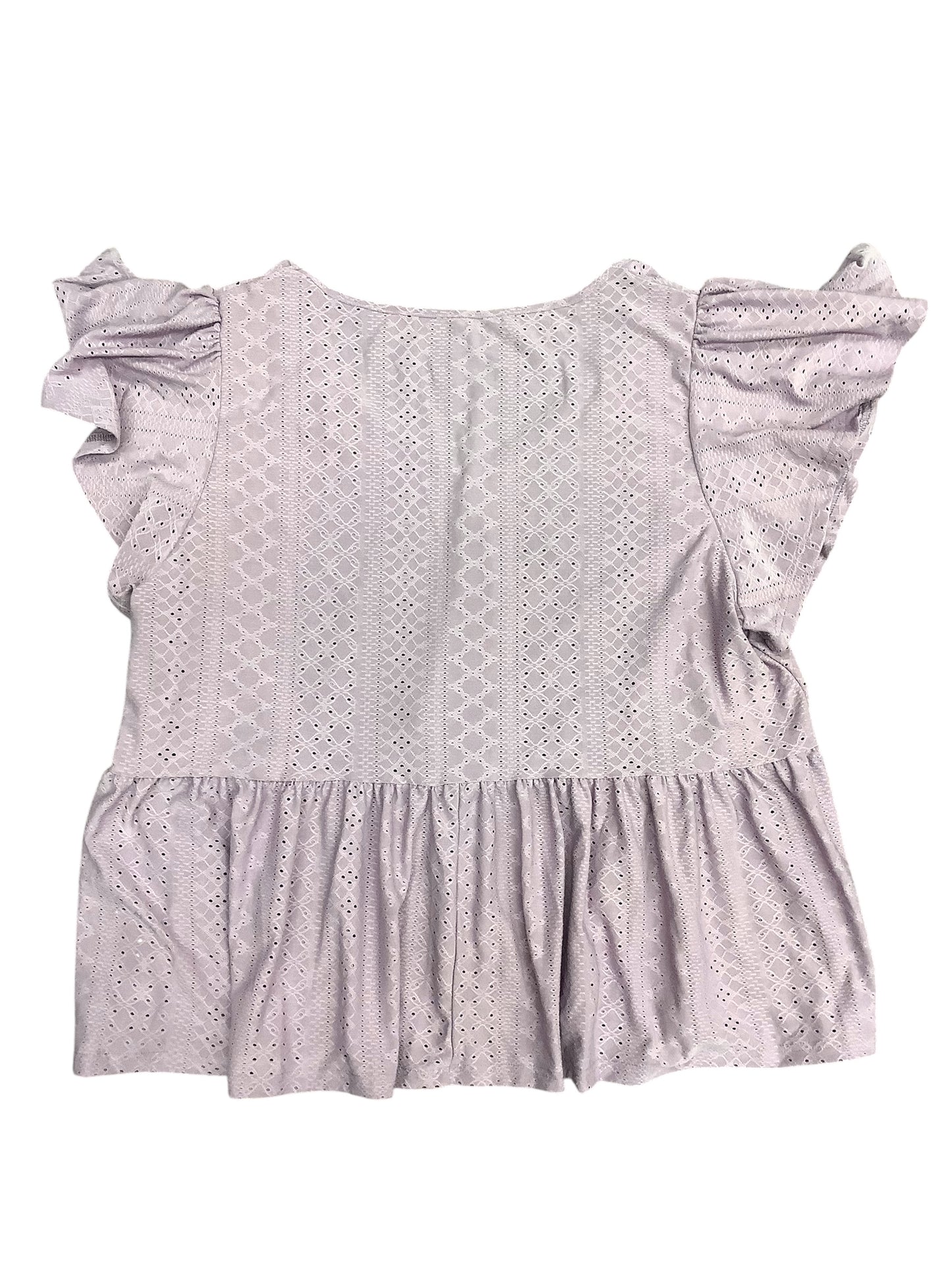 Top Short Sleeve By Shein In Pink, Size: 3x