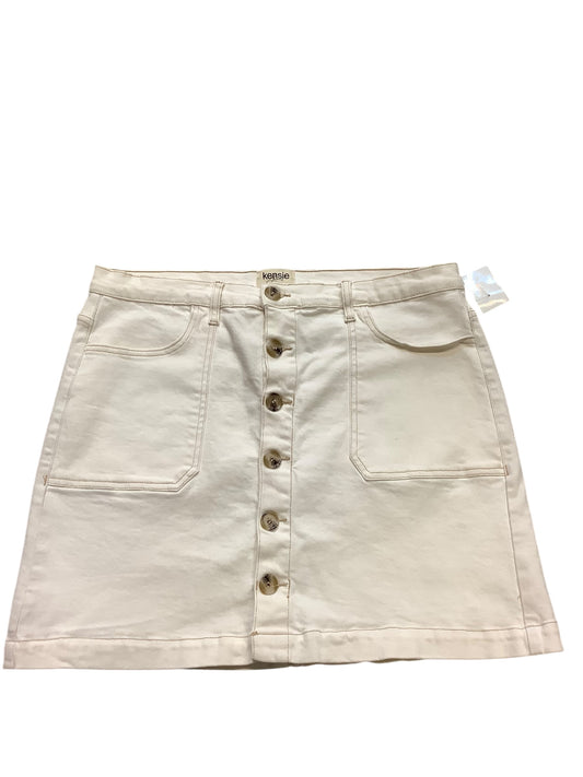 Skirt Mini & Short By Kensie In Cream, Size: 12