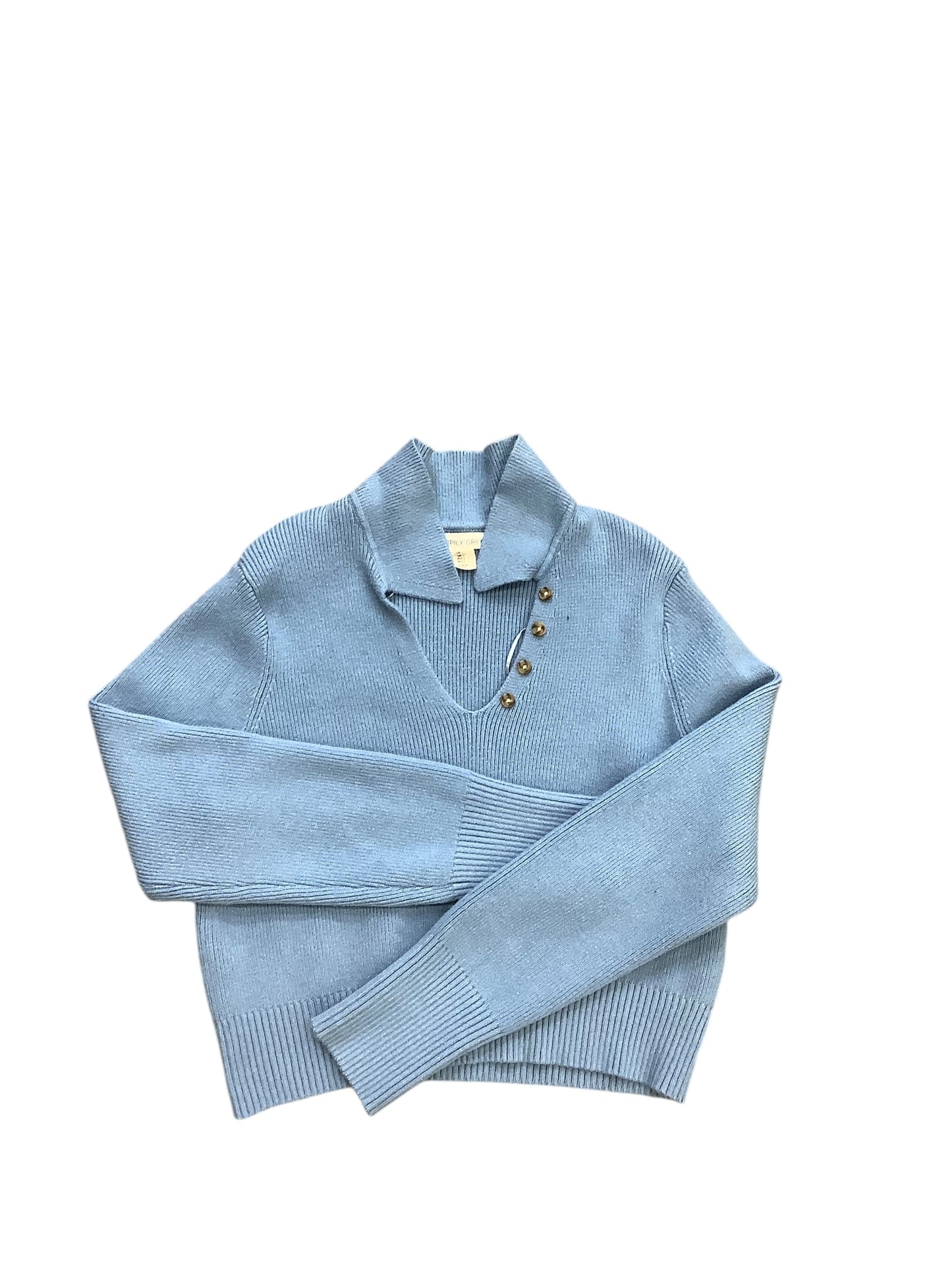 Sweater By Clothes Mentor In Blue, Size: L