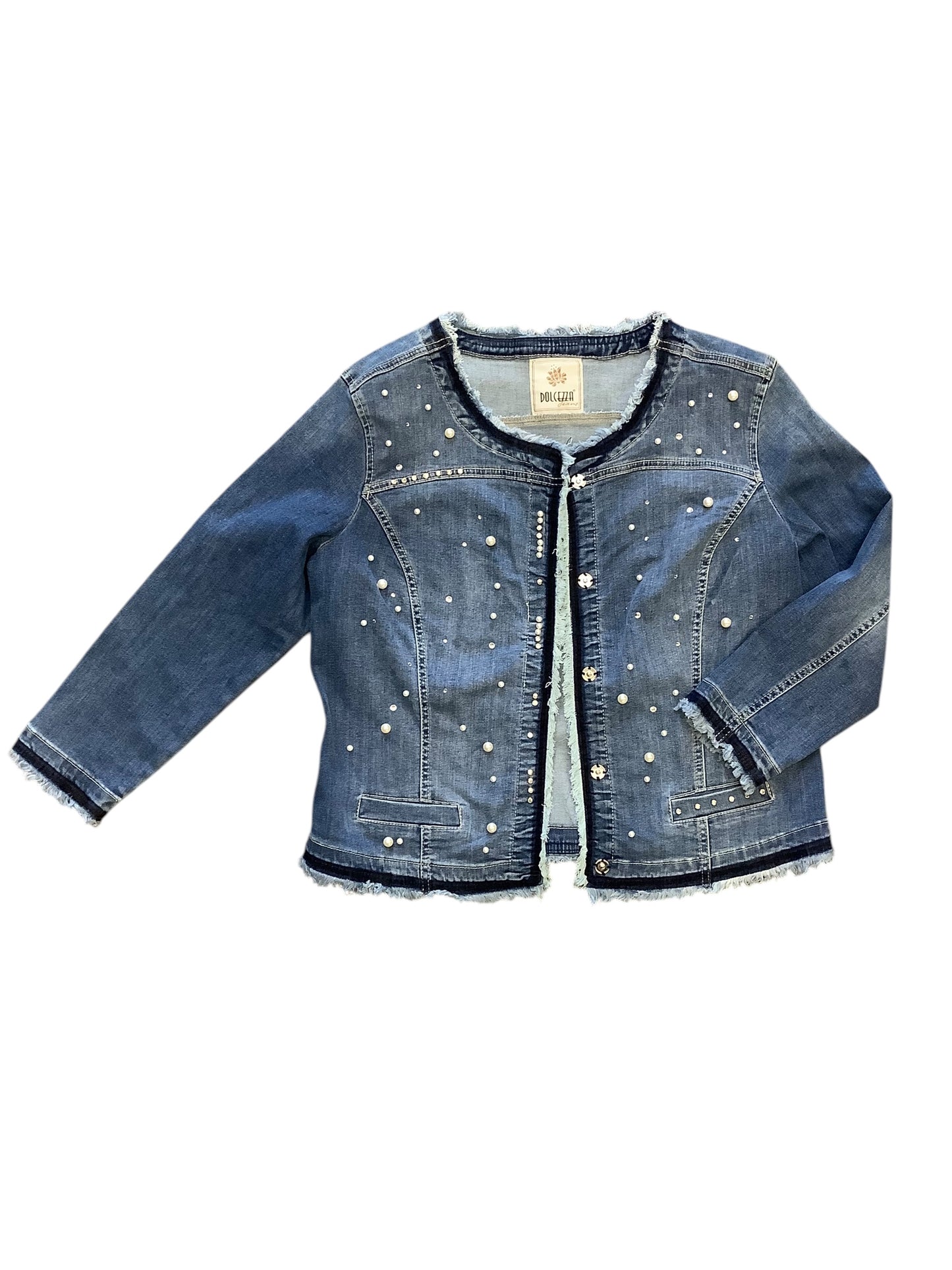 Jacket Denim By Cmc In Blue Denim, Size: M